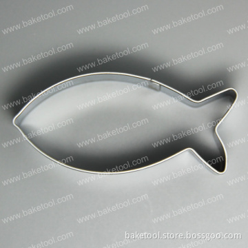 Stainless Steel Fish Shape Cookie Cutter Cake Biscuit Baking Tools